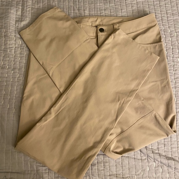 Men’s Lululemon slim trousers original price is 120 each seeking all 5 for 120